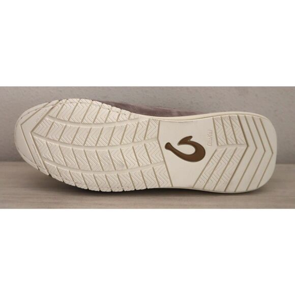 OluKai 10535-1G1G Men's Sz 10 Cooler Gray Ka'a Slip-On Suede Loafers - Picture 6 of 12